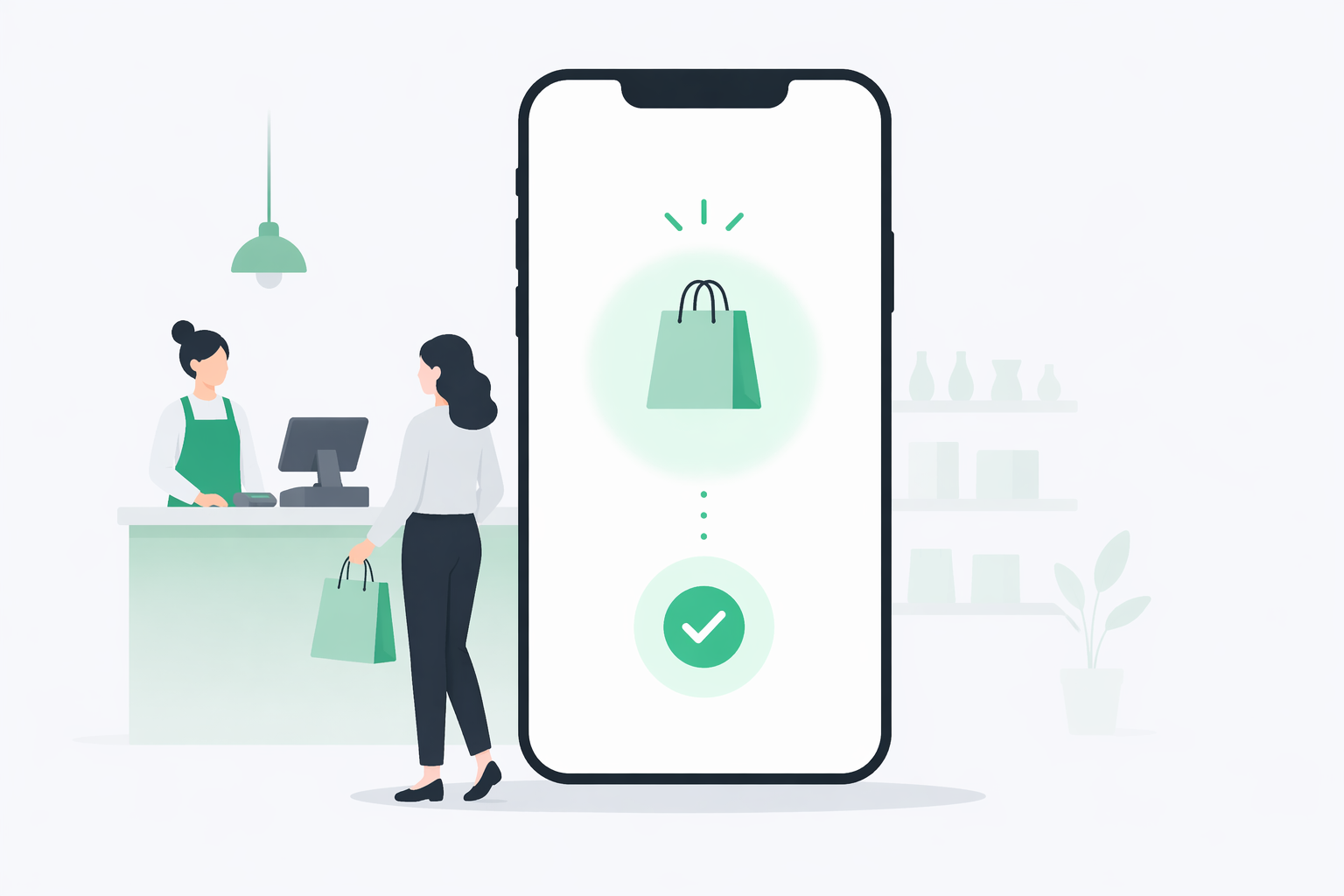 Les clients achètent